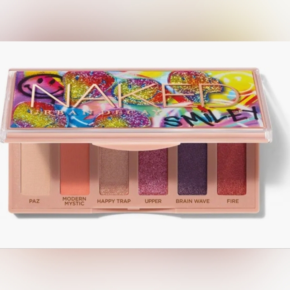 NWB URBAN DECAY SMILEY PALETTE NAKED CHILL HAPPY - Picture 1 of 4